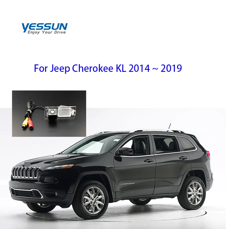 

License plate rear camera For Jeep Cherokee KL 2014 ~ 2019 Car Rear View camera Parking Assistance