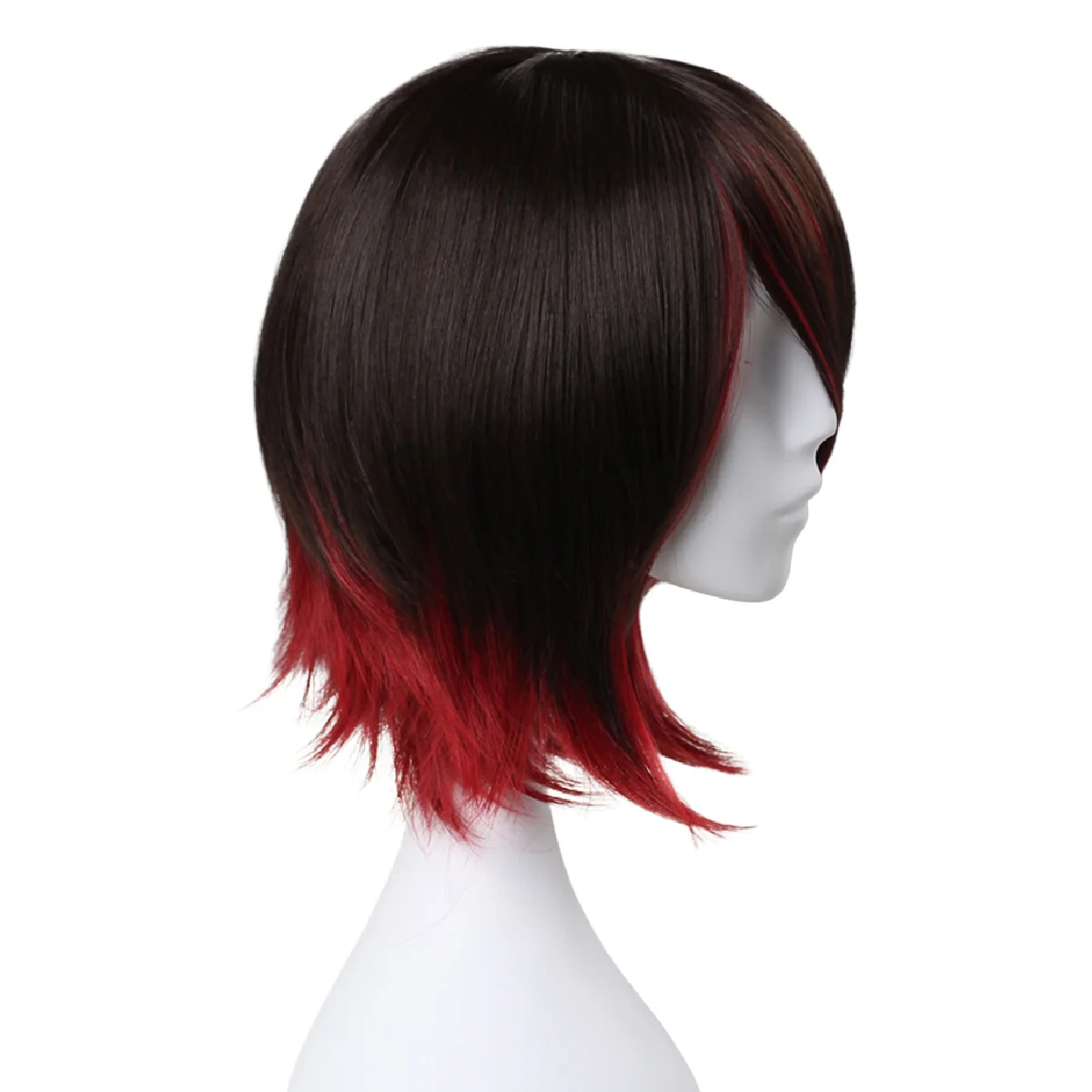 Miss U Hair Synthetic Short Straight Black Brown and Red White Blond Halloween Role Play Cosplay Costume Wigs