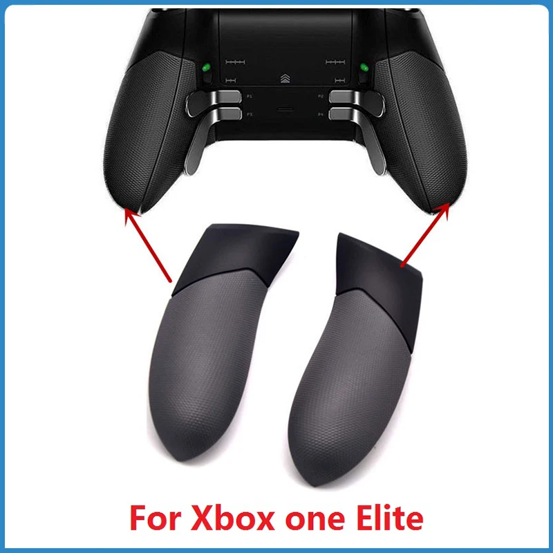 Rear Handle Grips Shell For XBOX ONE Elite Controller Gamepad Repair Back Panels Side Rails Shell Rubberized Right Left Replacem