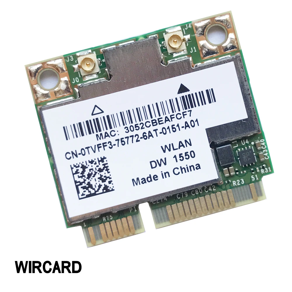 Bcm94352hmb dw1550 bcm94352 802.11 / ac 867mbps wifi mini cartão sem fio pci-e com bt4.0