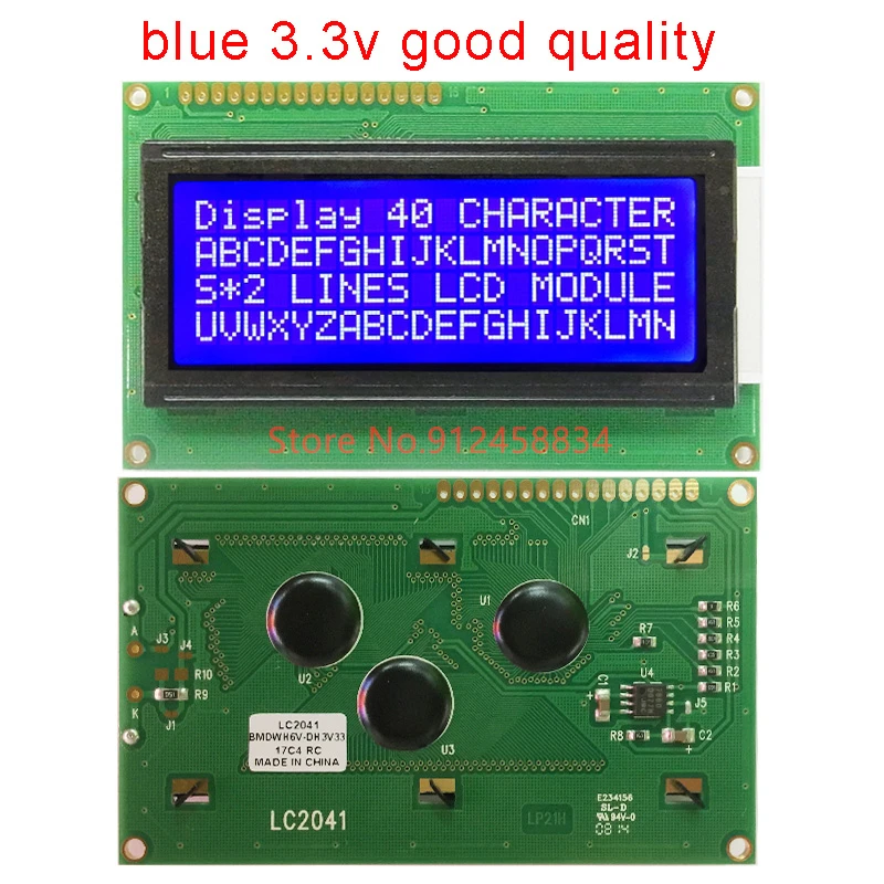 204 2004 20x4 I2C LCD Module Display 3.3v 5v Screen HD44780 plastic