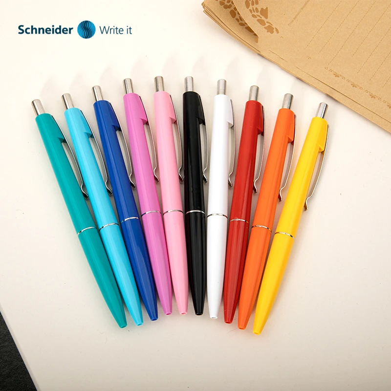 1pc German Schneider Office Gel Pen Press-style Large Capacity Quick-drying Straight Liquid Ballpoint Pen Writing Supplies