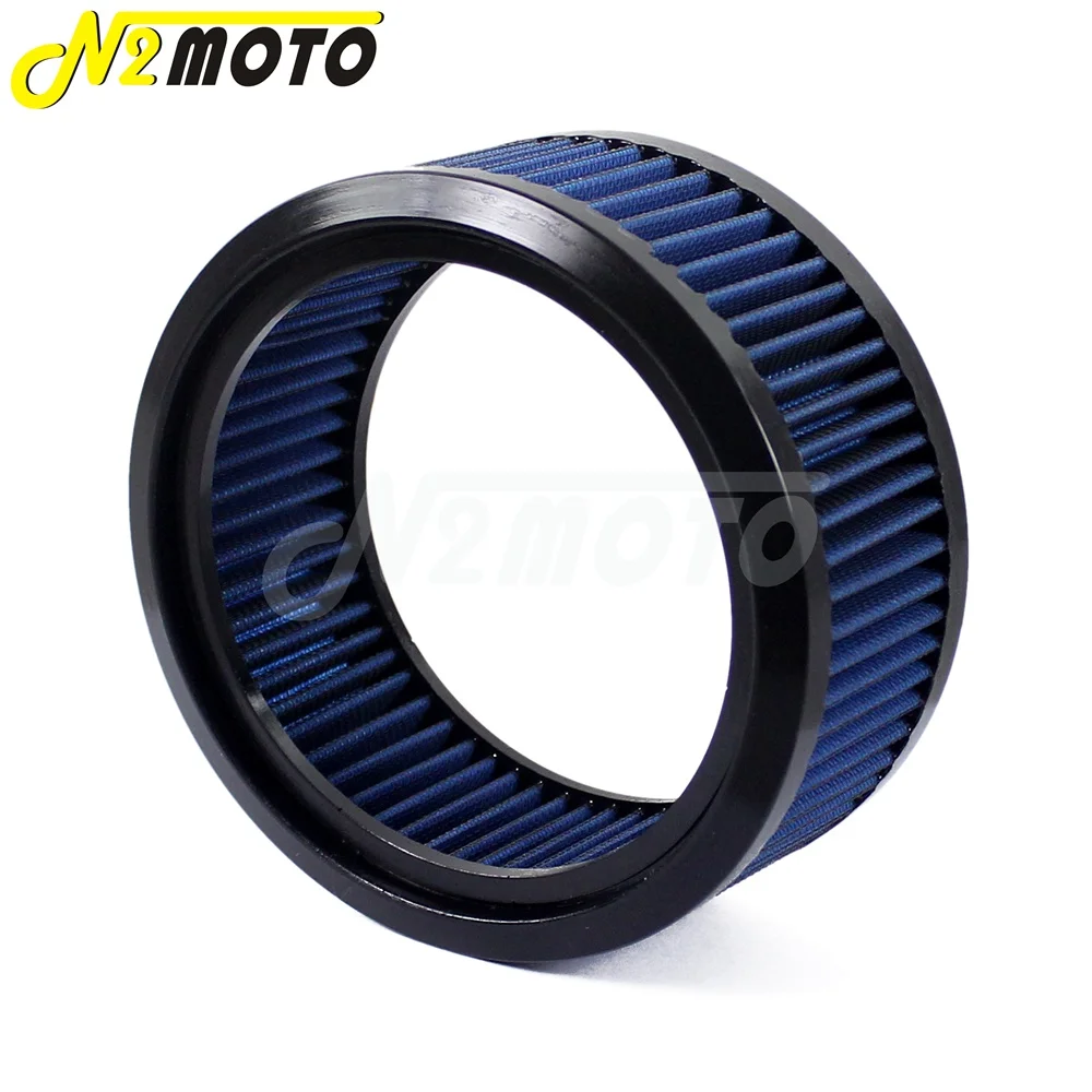 Replacement Motorcycle Blue Air Filter E-3226 Round 4.625\