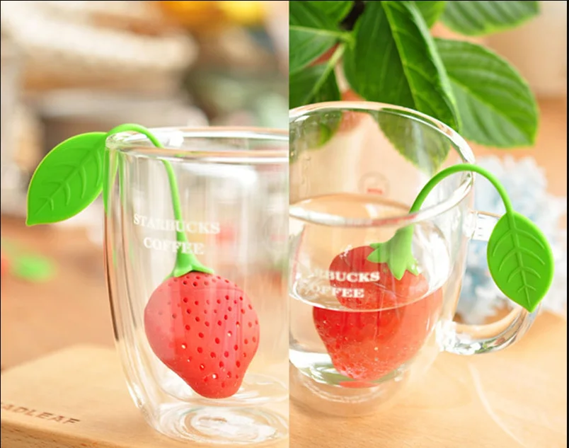 1pcs Hot Selling Bag Style Silicone Tea Strainer Herbal Spice Infuser Filter Diffuser Kitchen Coffee Tea Tools Random color