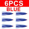 Blue 6pcs