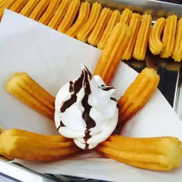 Máquina de enchimento churro espanhol 1, injetor de compotas, mini máquina de enchimento, de creme de alta qualidade