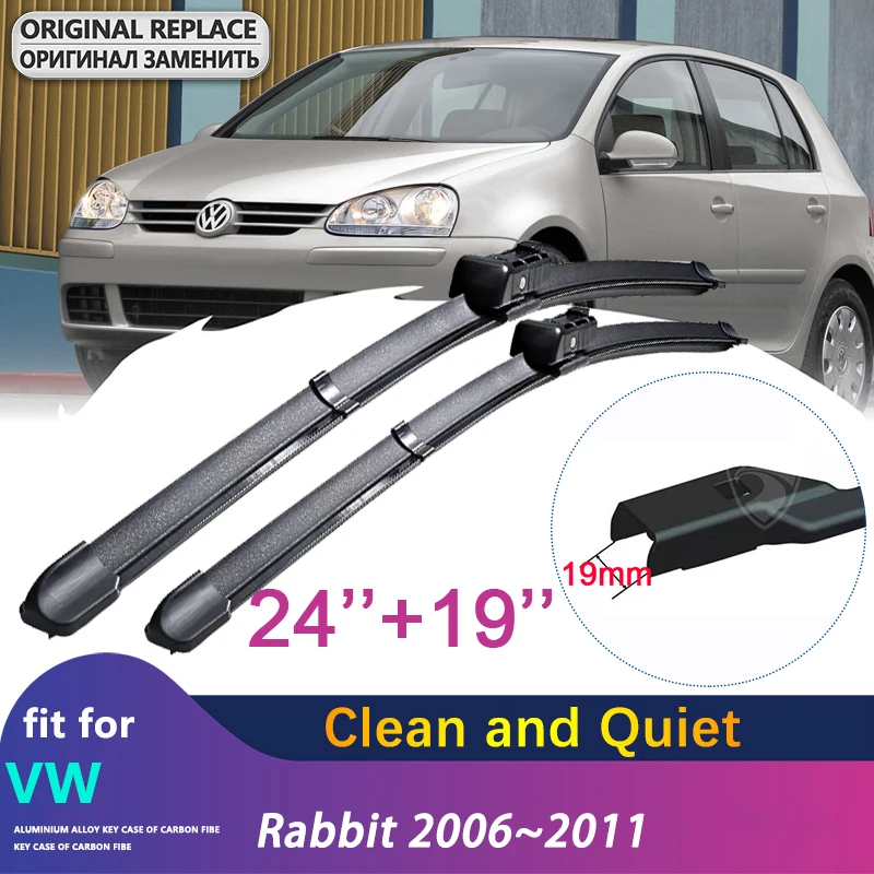 

Car Wiper Blades for Volkswagen VW Rabbit 2006~2011 Front Window Windshield Windscreen Car Accessories 2007 2008 2009 2010