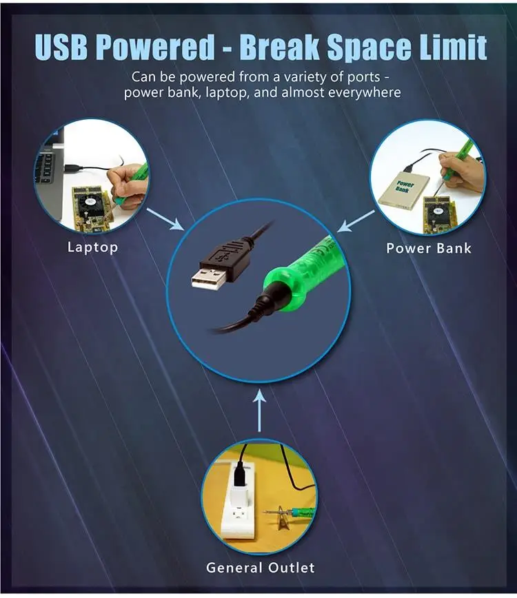 Proskit SI-168U/169U portable household USB soldering iron motherboard chip precision repair soldering iron