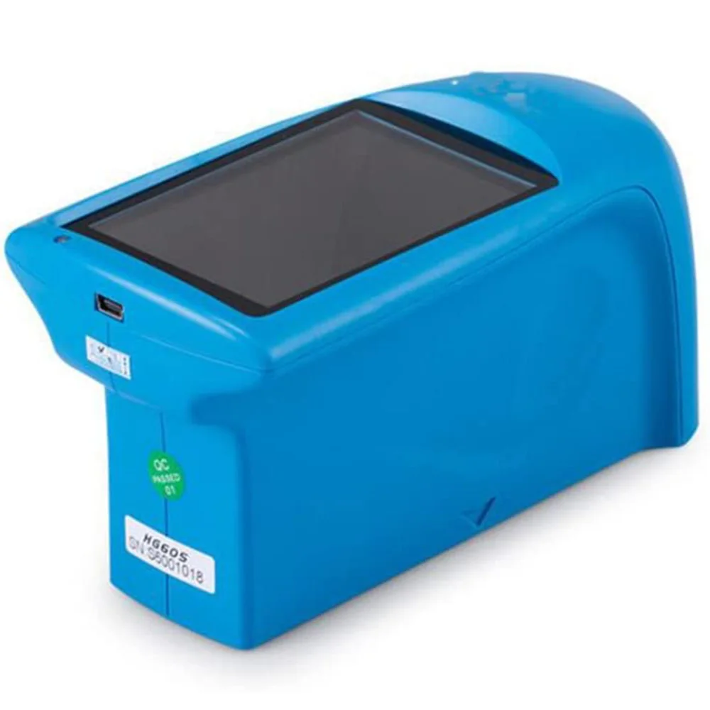 Cyfrowy ekonomiczny 60 stopniowy połyskomierz Glossmeter z 0 do 200GU zakres pomiarowy Tester z pojedynczym kątem