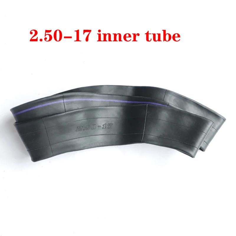 Heavy Duty Rubber 2.25/2.50-17 Tire Inner Tubes 17 inch with Straight Valve Stem for Honda CR85R Motorcycle