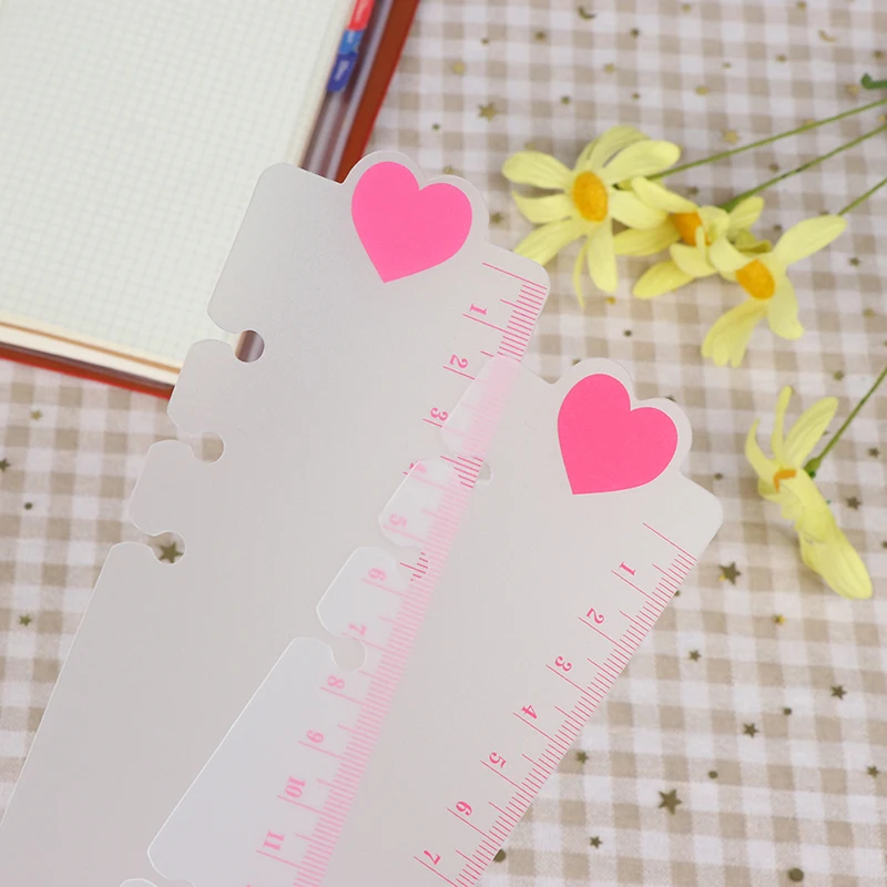 Ruler A5 A6 PVC Planner Agenda for 6 Holes Loose Leaf Spiral Notebook Ruler