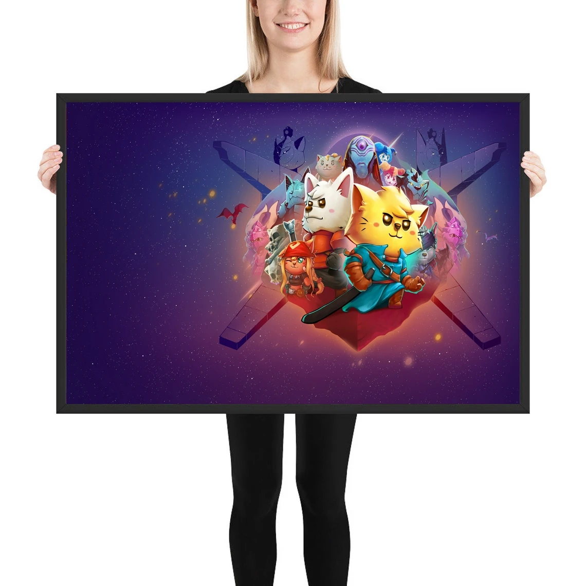 Cat Quest II Video Game Canvas Poster Home Wall Painting Decoration (No Frame)