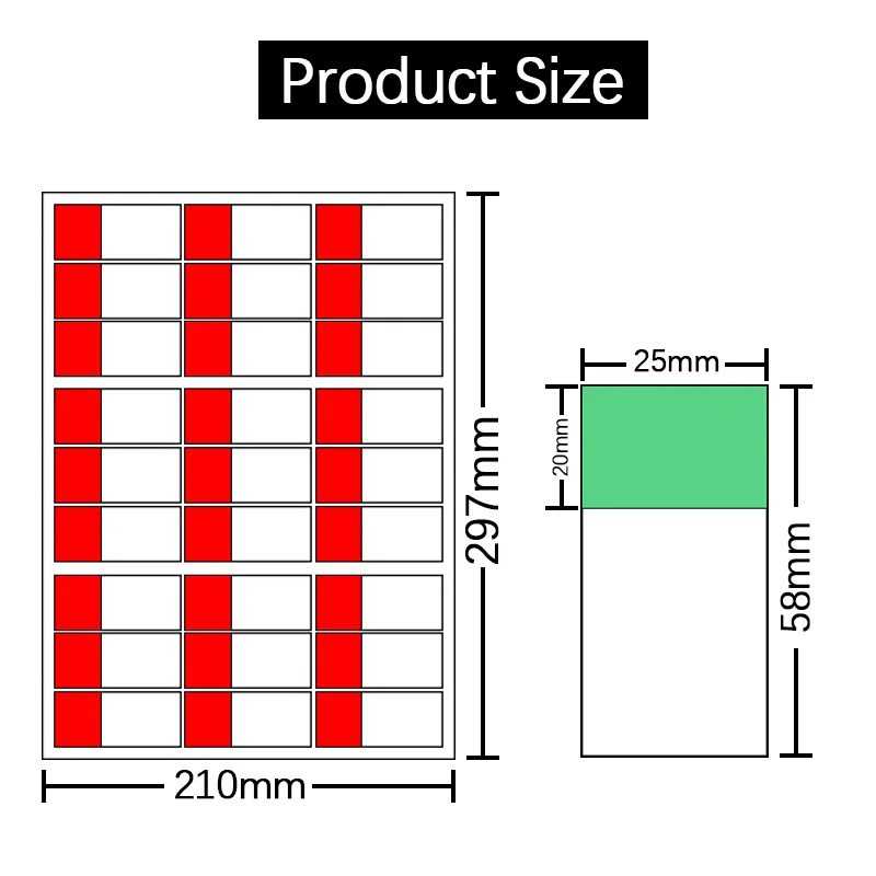 270 sztuk A4 kabel zarządzania naklejki samoprzylepne PC przewód sieciowy przewód trytytka naklejki etykiety Marker narzędzie Tag 58x25mm