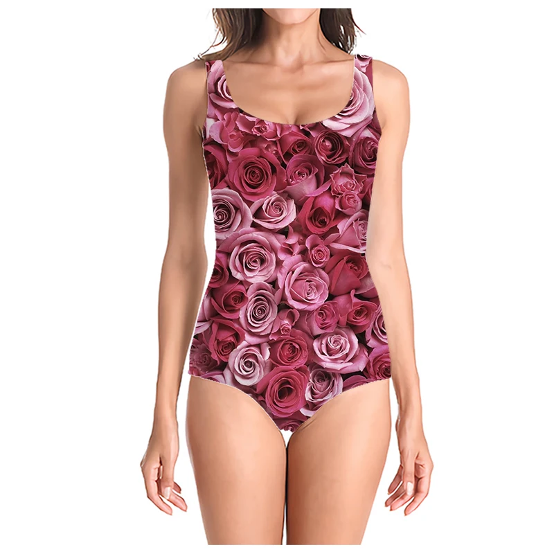 Sexy Ladies Swimsuit 3D Print DIY Personalized Design Tight Swimwear Image/Photo/Star/Singer/Anime Harajuku One Piece Swimsuit