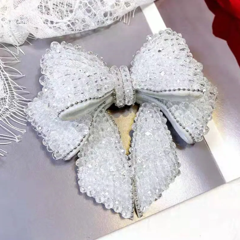 1pc Jewelry Bowknot Bow Shoe Flower High Quality Bridal Wedding Party High Heels Shoes DIY Manual Customization Shoe Decoration