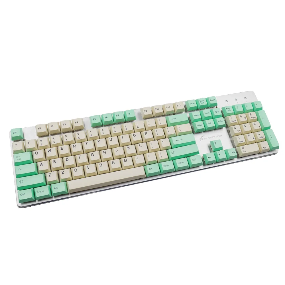 104Xda Pbt Keycaps Japanse Keycap Set Mechanisch toetsenbord DIY Compatibel met Cherry Gateron-schakelaars