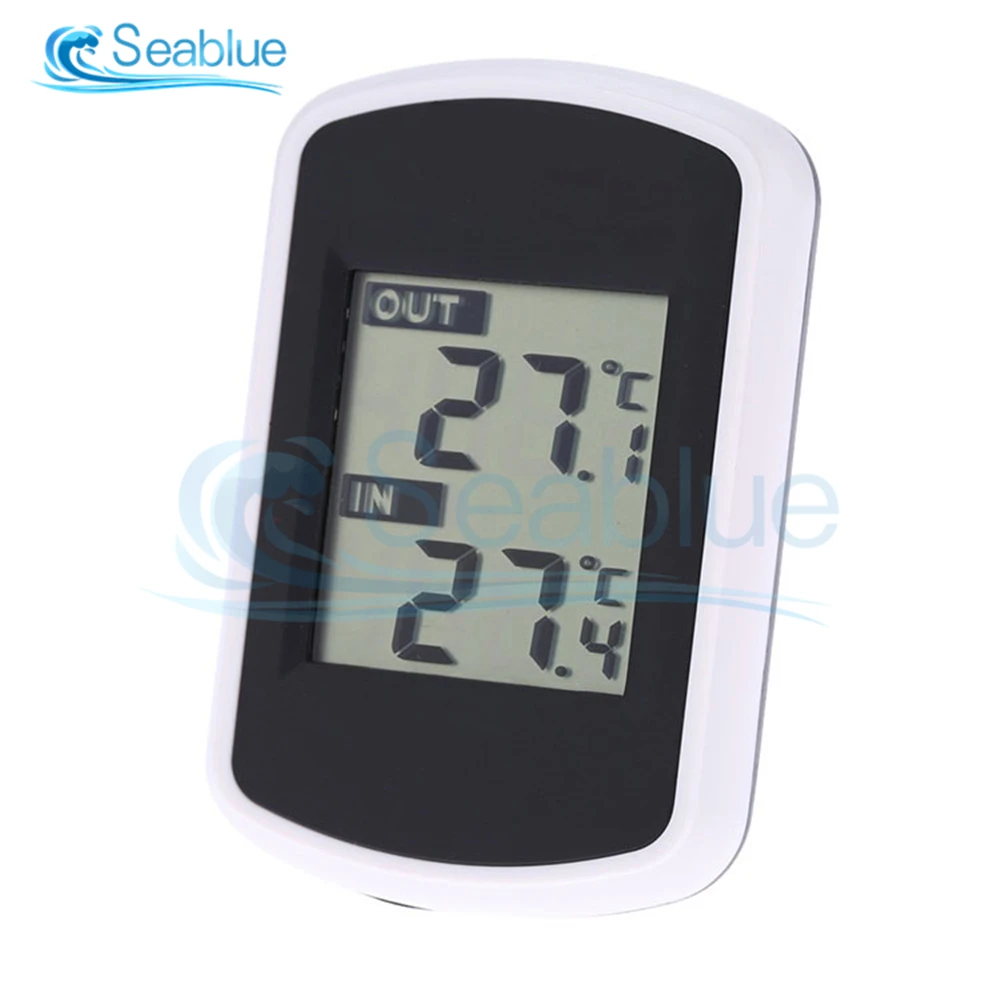 433MHz LCD Trasmissione Senza Fili Digitale di Umidità di Temperatura Meter Indoor Outdoor Sensore di Temperatura Igrometro Per La Casa Ufficio