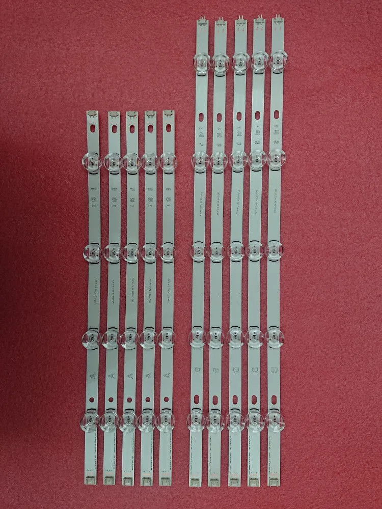 

10 PCS LED backlgith strip for TV 49LB5500 49LB620V 49LF580V 49LB552 49LB629V 49LB6200 49LF5100 6916L-1788A 1789A 1944A 1945A