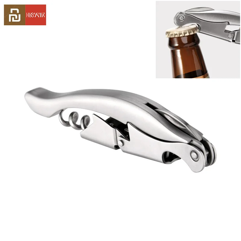 Youpin Circle Joy Stainless Steel Sommelier Knife Professional Wine Opener Multi Portable Screw Openers Bottle Beer Opener Tools