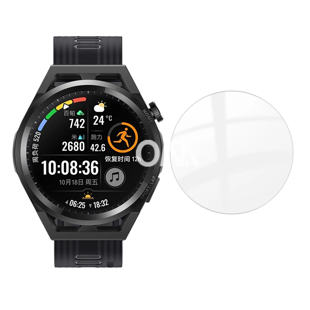 3 pçs 9h filmes de vidro temperado para huawei assista gt runner 46mm smartwatch protetor de tela à prova de explosão filme acessórios