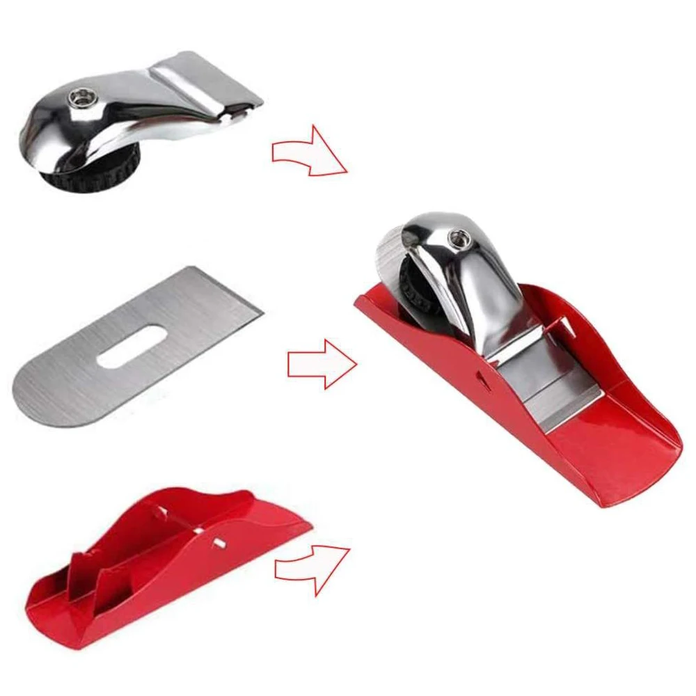 Mini Hand Planer Woodworking Hand Tools Portable Planer With Steel Bottom Alloy Wood Trimmer Woodcraft Accessories For Carpenter