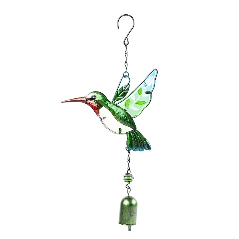 Handmade Humming Bird Wind Chime Wall Window Door Wind Bell Hanging Ornaments Vintage Home dragonfly Campanula Decoration Crafts