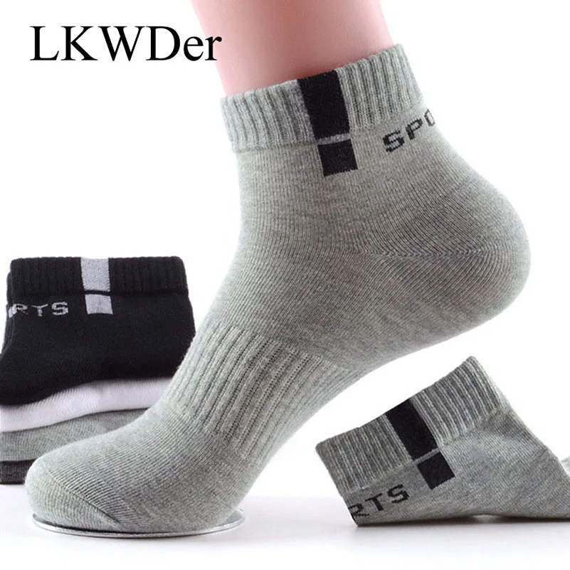 LKWDer Mens Socks Classic Business Brand Calcetines Hombre Mesh Sports Socks Men Quality Breathable Cotton Casual Socks Meias