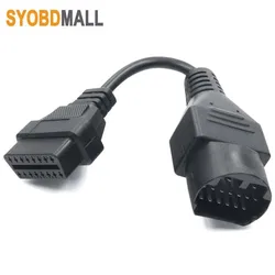 OBD2 Adapter Cable for Mazda 17Pin To 16Pin Connector OBD 2 Car Diagnostic Extension Cable for Mazda 17 Pin TO 16 Pin Adapter