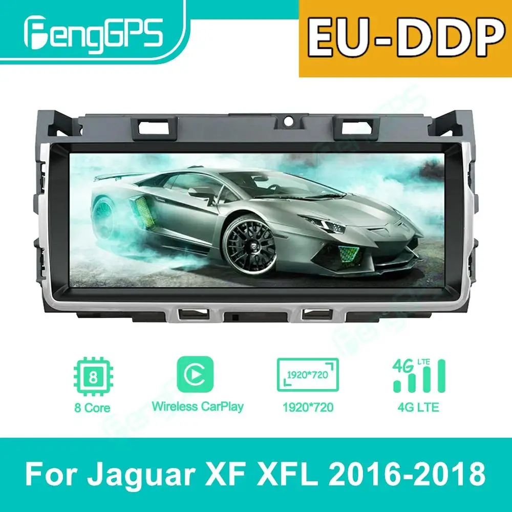 

128 ГБ для Jaguar XF XFL 2016 2017 Android автомобильное радио Стерео Авторадио центральный мультимедийный плеер аудио GPS навигация блок