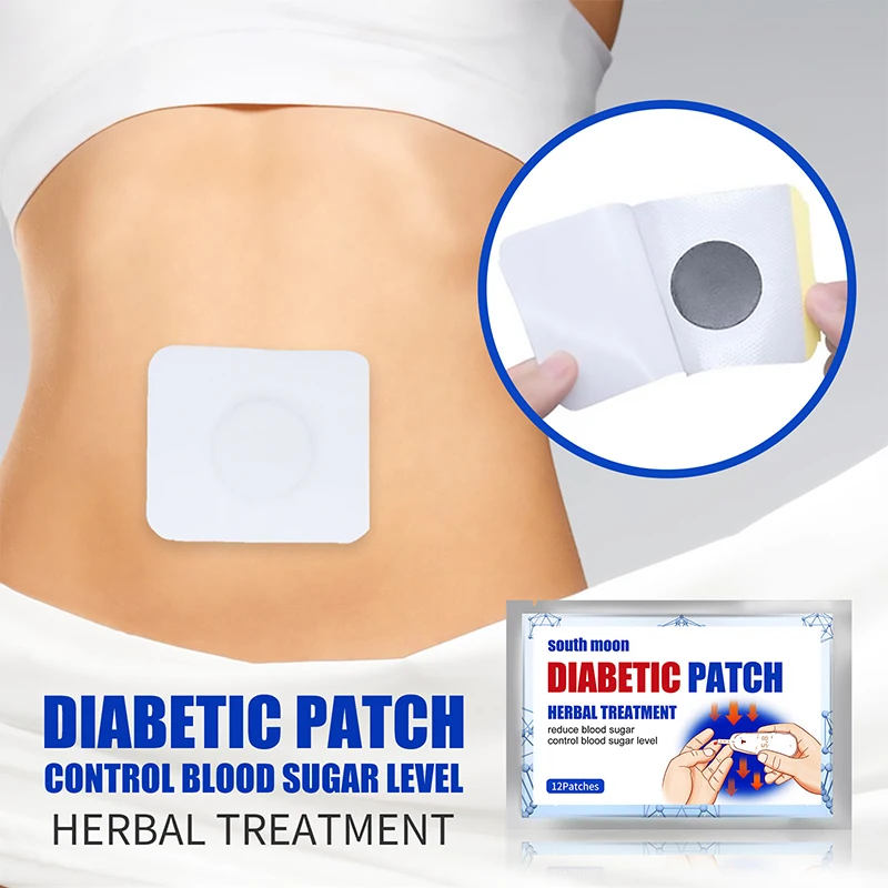 12Pcs Diabetic Patch Stabilizes Blood Sugar Level Balance Blood Glucose Diabetes Patche Treatment Diabetes