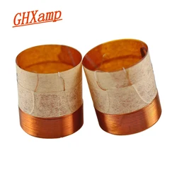 GHXAMP 19 Core BASS Voice coil KSV 8OHM 19mm Round copper wire For 4 inch 5 inch Woofer Speaker repairss DIY 1Pairs