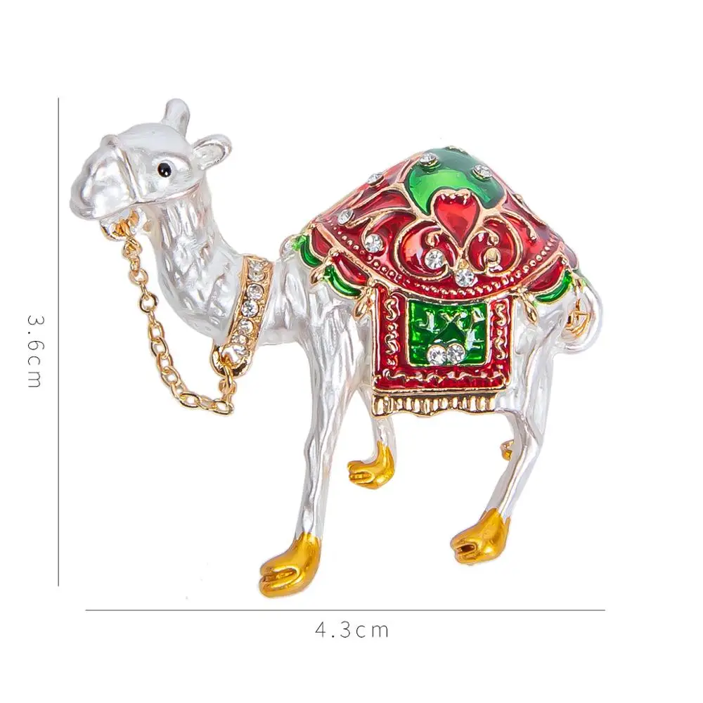 Hot Selling Cute Cartoon Alloy Oil Camel Brooch Wedding Dress Accessories Pin Lady\'s Beautiful Jewelry Brooch