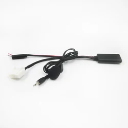 Biurlink For Toyota Camry Corolla Lexus 20Pin Socket Microphone Car Bluetooth 5.0 Receiver Device AUX Cable Handsfree