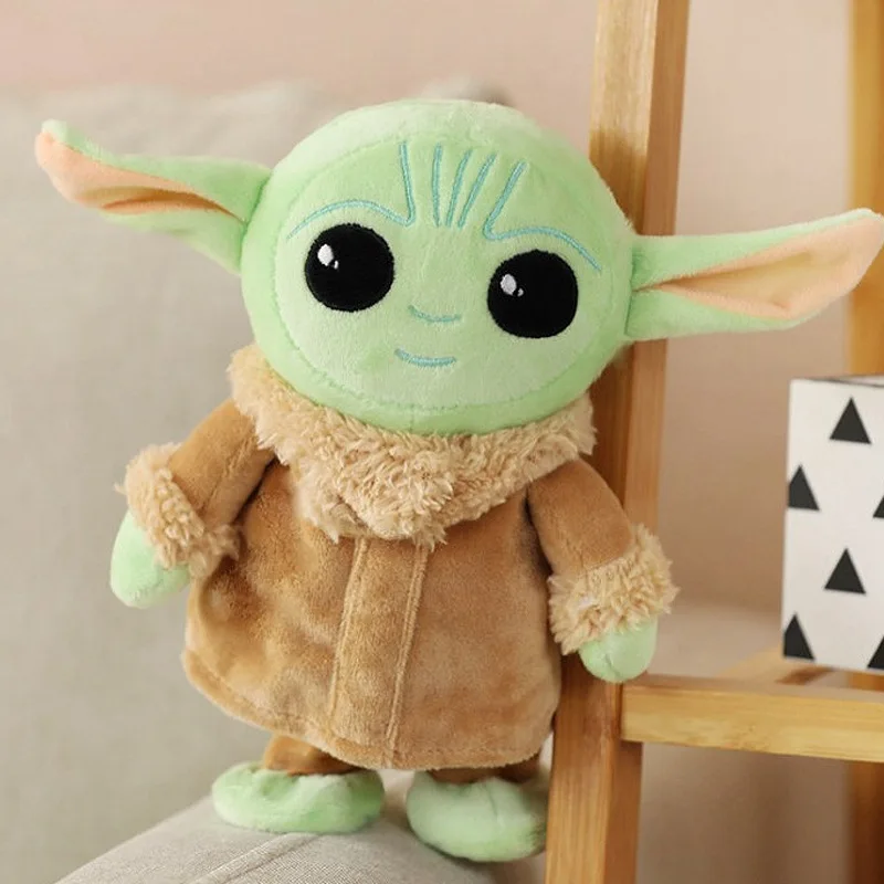 22cm Force Awakens Baby Yodaing Electric Walking Talking Plush Toys Star Children Peluche Cute War Wisdom Master Stuffed Toy