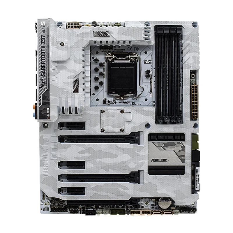 ASUS SABERTOOTH Z97 MARK S Motherboard LGA1150 Support i7-4790K i7-4770K i5-4690K i5-4670K CPU 4xDDR3 M.2 IntelZ97 ATX Mainboard