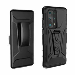 ShockProof Heavy Duty Armour Tough Stand Case With Belt Clip For Xiaomi Redmi Note 10 Pro