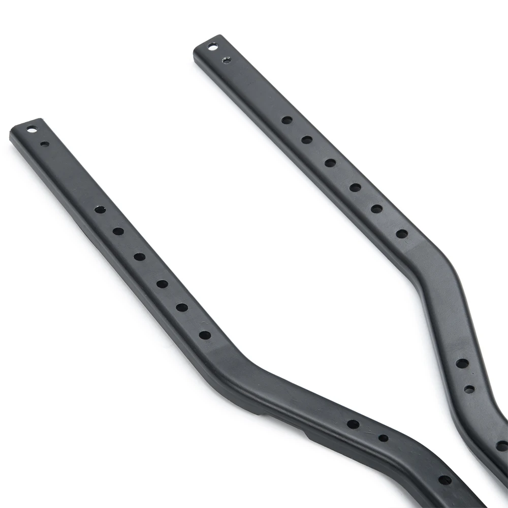 YEAHRUN Black Steel 6x6 Chassis Frame Rails For Axial SCX10 90046 90047 1/10 RC Crawler Car Parts