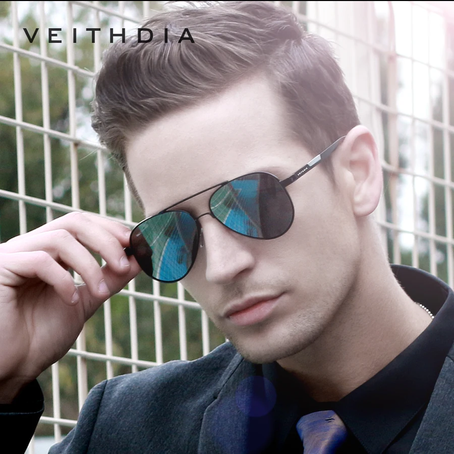 

VEITHDIA 2020 Polit Men's Sunglasses Photochromic Polarized UV400 Lens Sun Glasses Male Aluminum Glasses Eyewear For Men 6699