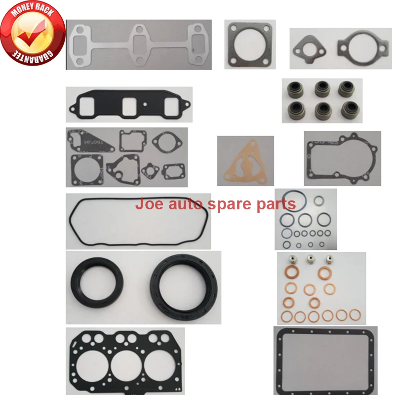 Engine Full gasket set kit Overhaul for  IHI ZX22U-2 excavator engine : Yanmar 3TN74 3TNE74