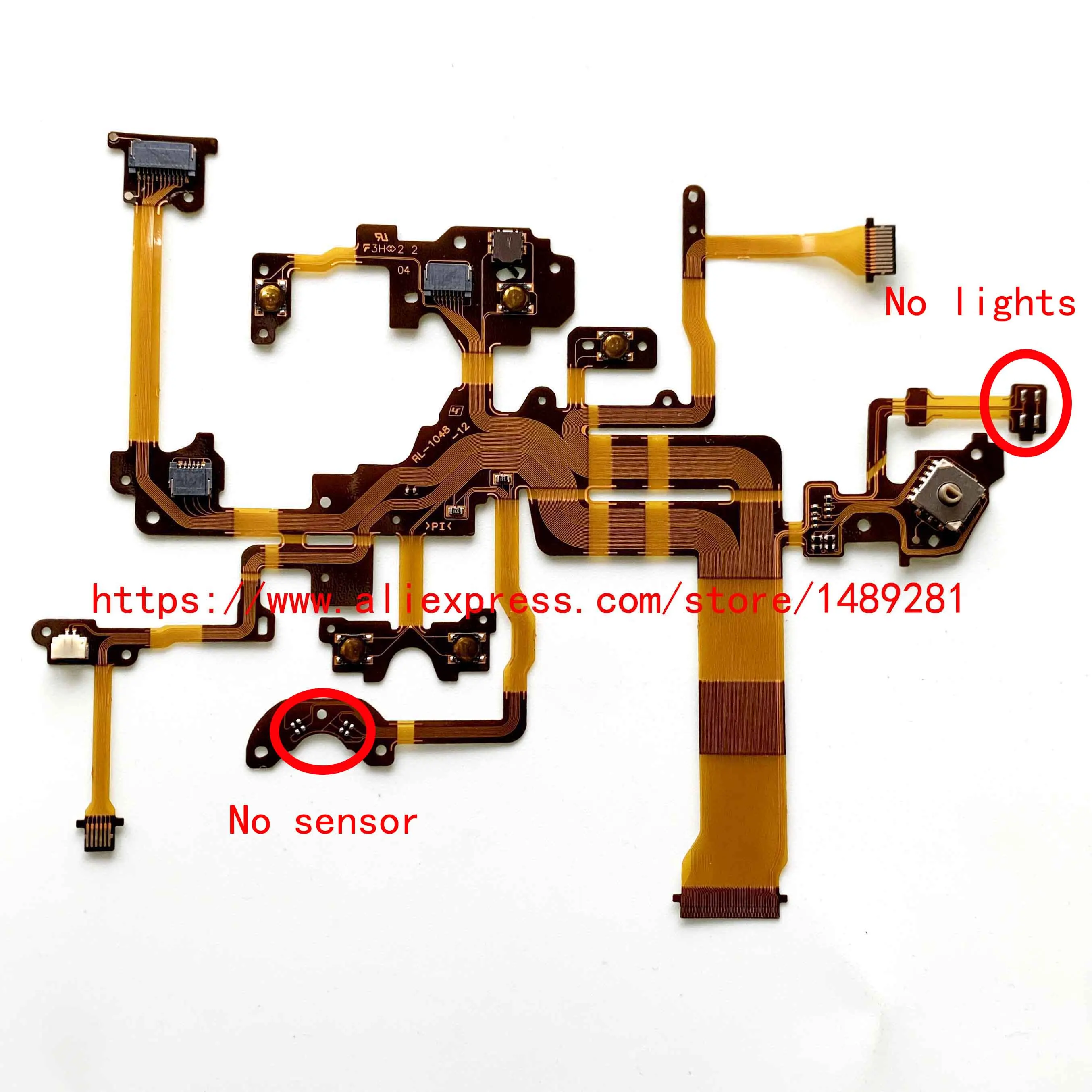 Shutter Release Button Power Switch Flex Cable FPC For Sony A7M2 A7RM2 A7SM2 A7II A7RII A7SII