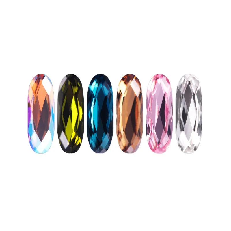 4161 Long Oval Fancy Stones 15x5mm For Nail Art Jewelry DIY Wedding Dress Making Accessories