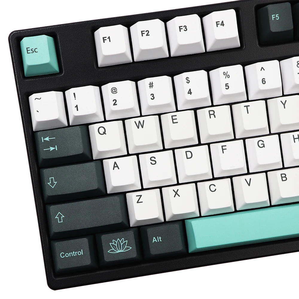 GMK-KEY botânico 2 keycap cereja perfil tintura subbed keycaps para dz60 gk61 71 84 96 108 teclado mecânico k70 g710 + chave boné