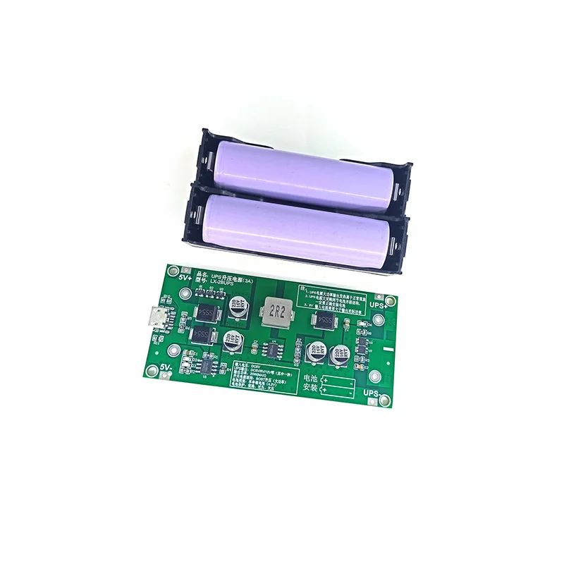 3a Công Suất Cao UPS18650 Lithium Pin Tăng Cường Sạc 5V12V Trong Khi Sạc Và Xả Bộ Lưu Điện Uninterruptible Mô Đun Cung Cấp Năng Lượng