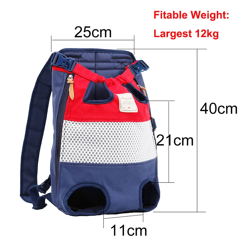 Pet Rucksack Träger Für Katze Hunde Front Reise Hund Tasche Durchführung Für Tiere Kleine Mittelgroße Hunde Bulldog Welpen Mochila Para perro