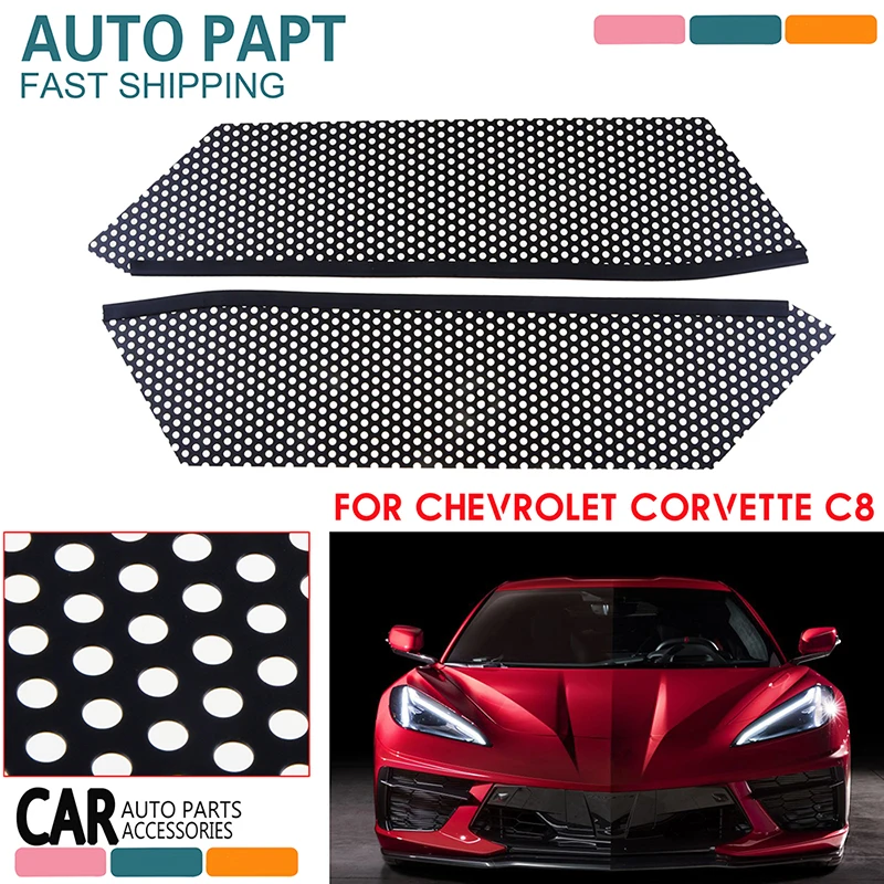 Front Lower Bumper Radiator Air Intake Mesh Grille Net Fit For Chevrolet Corvette C8 2019 2020 2021 Car Accessories