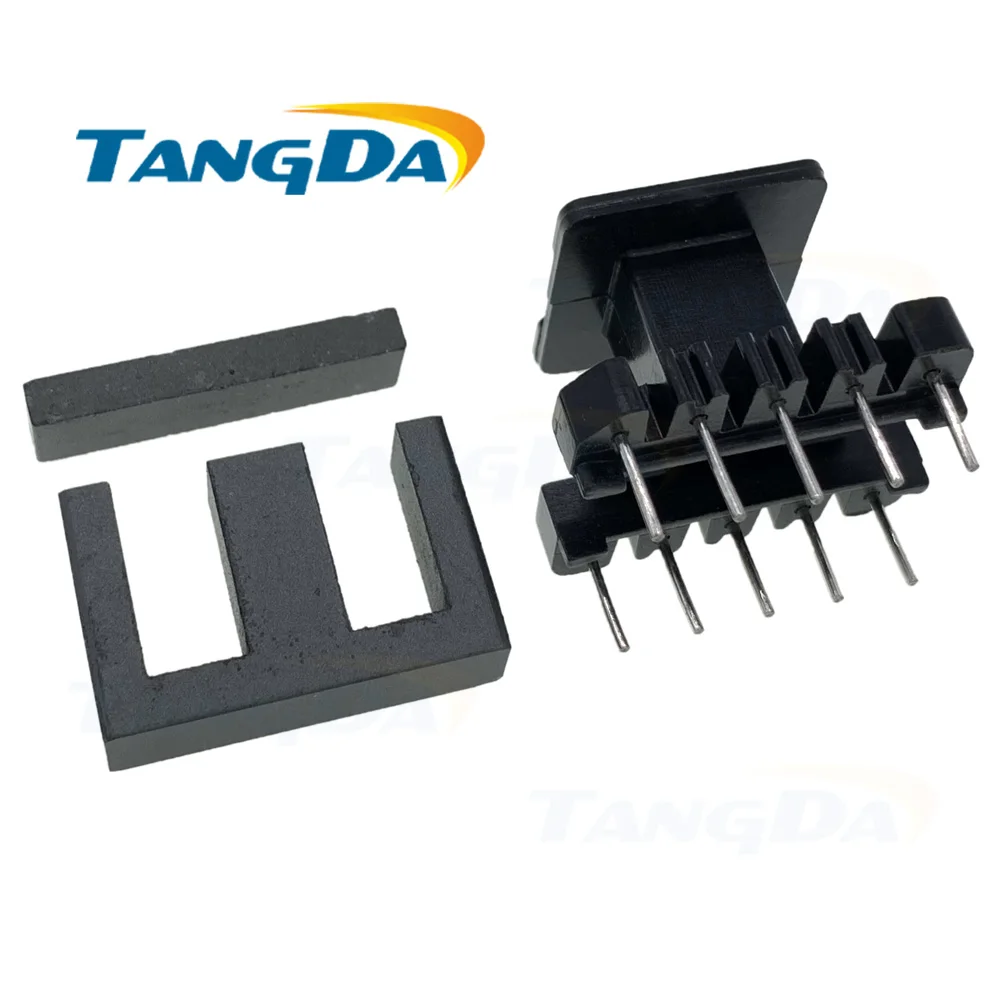 

Tangda EI25 Bobbin Soft Ferrite core+skeleton Transformer EI 25 Bobbin High frequency Power 5+5P 10pin PC40 ertical sewing A