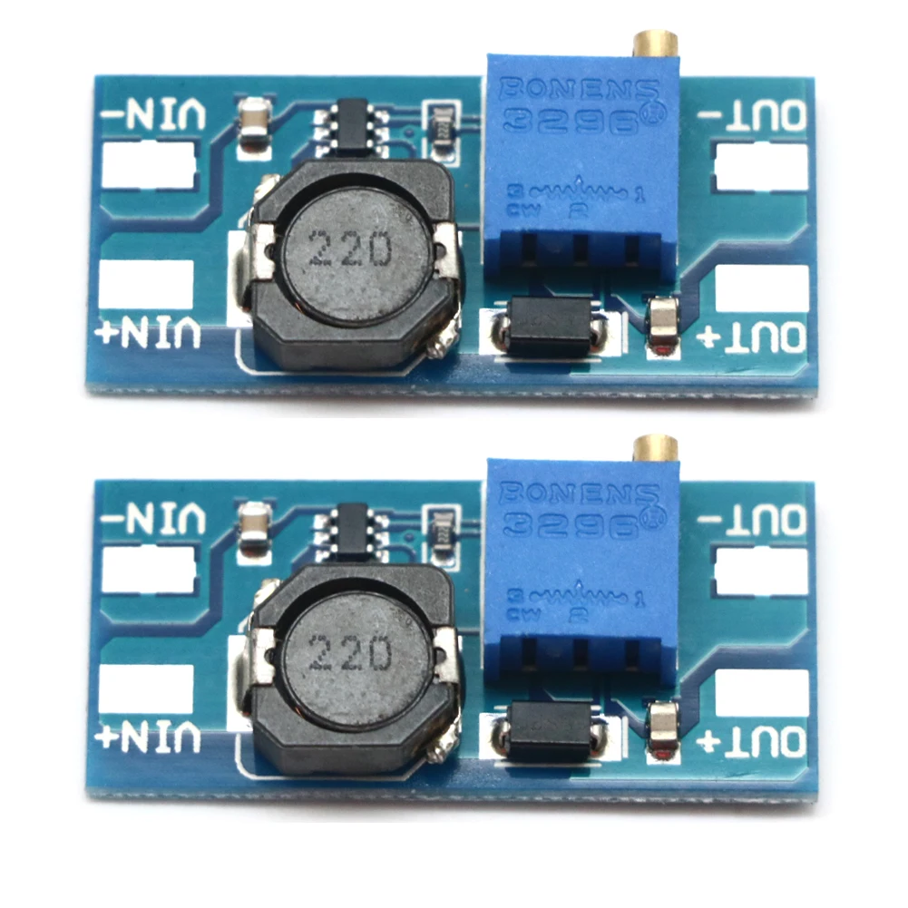 מתח DC-DC להגביר את שלב ממיר 2a ספק כוח מודול מתכוונן קלט לוח קלט: 2v-24v פלט: 5v-28v עבור diy