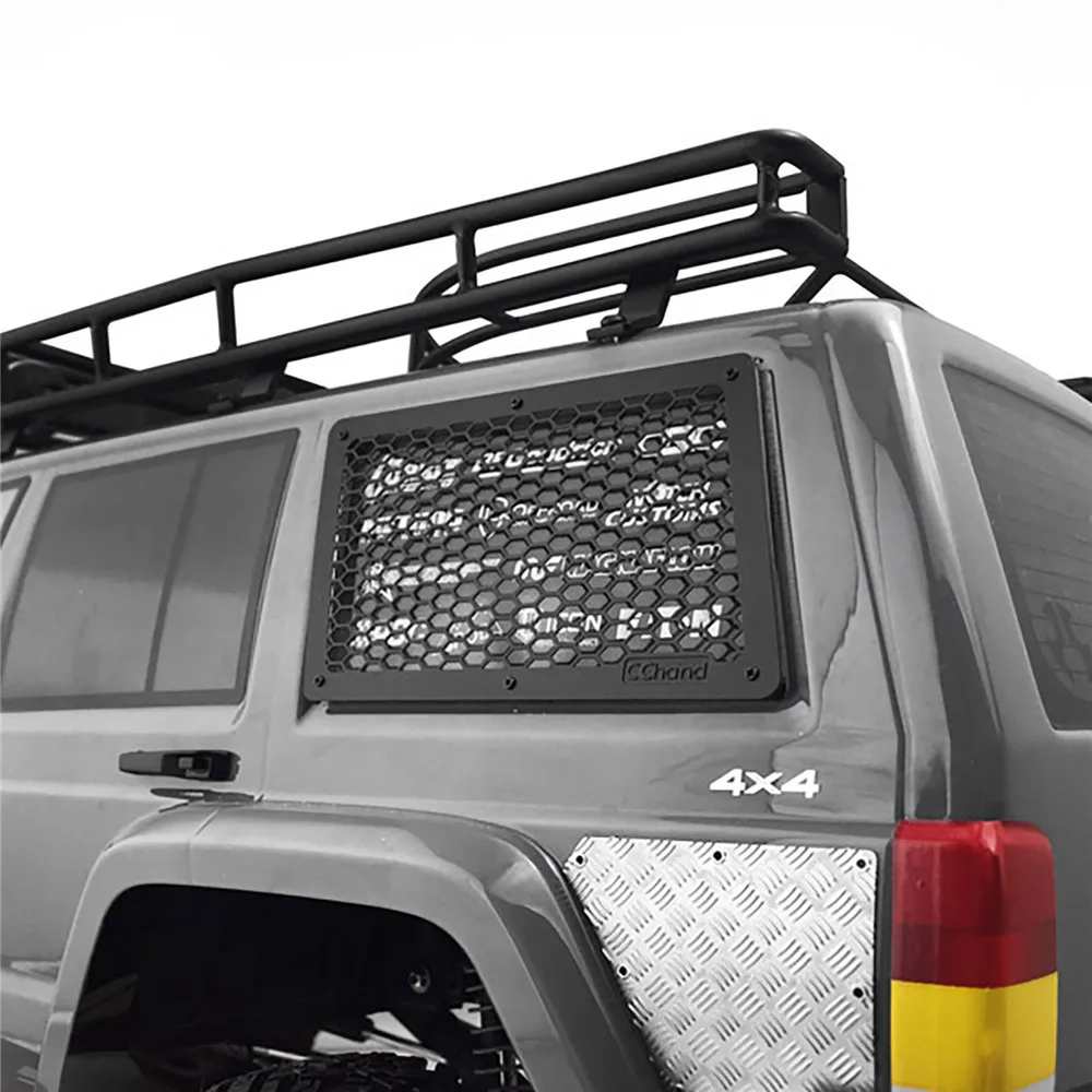 

Protective Side Window Mesh Guard Net For 1/10 Axial SCX10 90046/90047 Cherokee RC Car Accessories