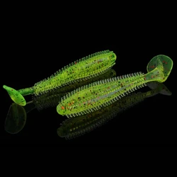 WALK FISH-Cebo blando de 60mm y 90mm, señuelo de pesca, Swimbait vívido, gusano de sábalo, cebo de pesca Artificial, señuelo de Lucio, cebo Wobbler de silicona