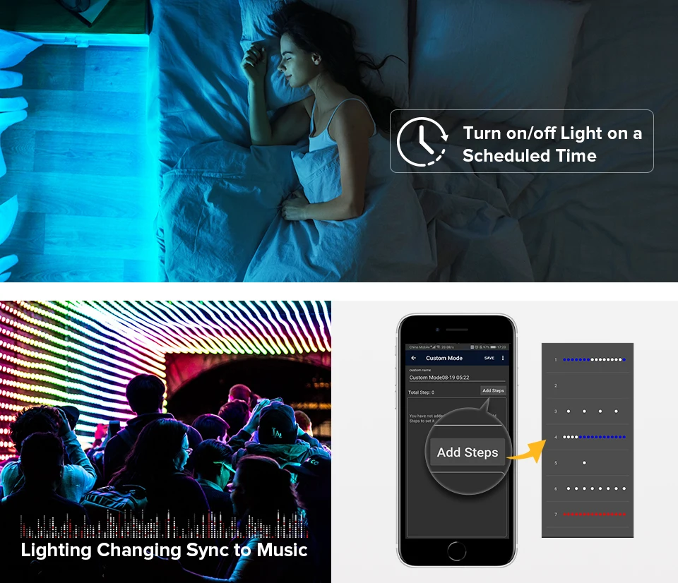 LED SPI Controller Double Output WiFi Controller DC5-24V SK6812 WS2811 WS2812B Addressable Pixel Magic Home APP phone control